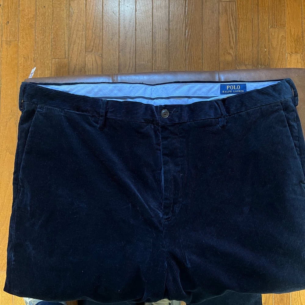 Polo by Ralph Lauren Dark Blue Corduroy Pants - Picture 3 of 5